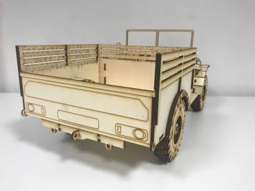 Dodge M37 ​3⁄4ton 4x4 truck (G741) as 3D large model - rear view